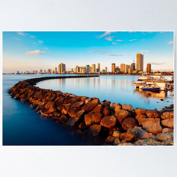 Item preview, Skyline of Manila City and Manila Bay	 designed and sold by Joseph Christopher Oropel.