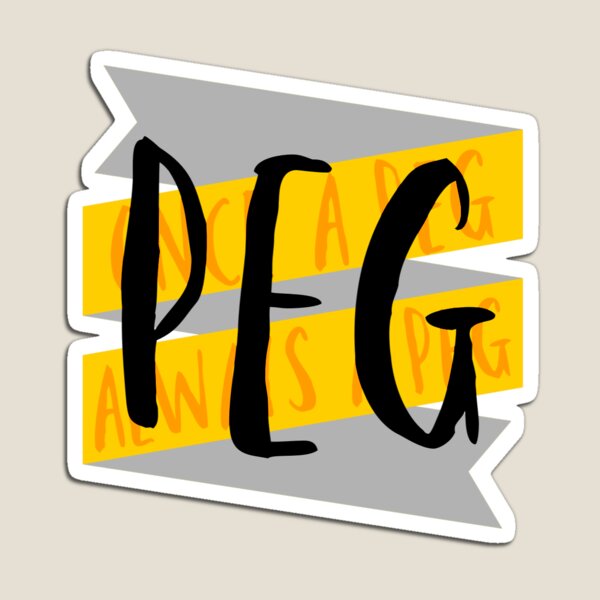 Item preview, PEG Pride Sticker designed and sold by ravenstar13.