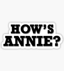 Wie geht es Annie? Sticker