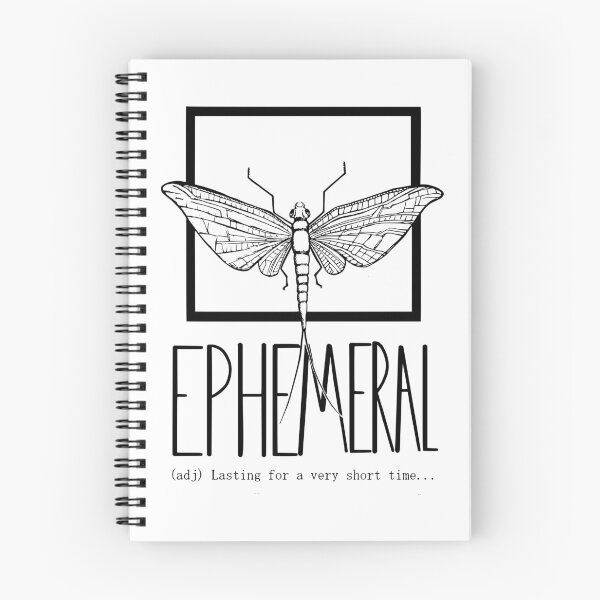Item preview, Ephemeral Mayfly Rare Word Definitions designed and sold by HarpersBizarre.