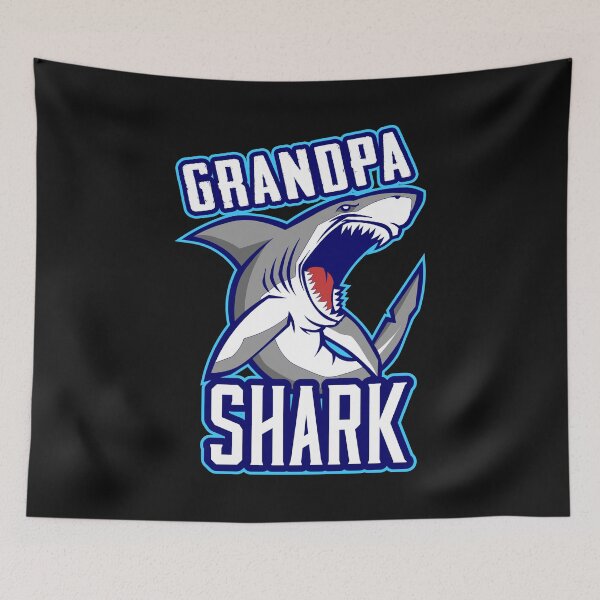 Item preview, Grandpa Shark designed and sold by Bendthetrend.
