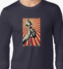 Coffee Revolution! Distressed Long Sleeve T-Shirt