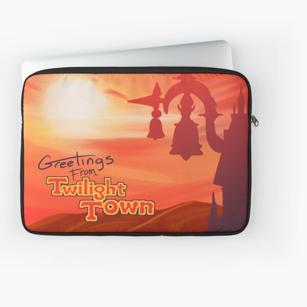 Saludos desde Twilight Town Funda para portátil
