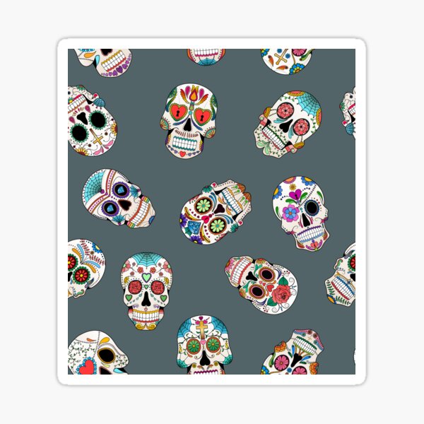 Item preview, Sugar Skull Seamless Pattern designed and sold by kennasato.