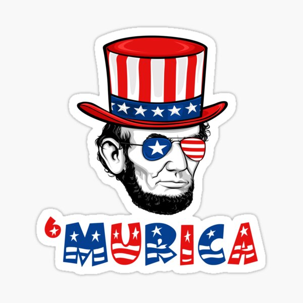 Sticker Abraham Lincoln Redbubble