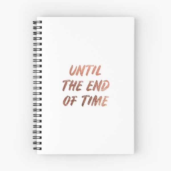 Item preview, Until the end of time Hand drawn Rose Gold foil designed and sold by Alpha-design.