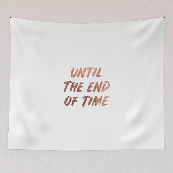 Item preview, Until the end of time Hand drawn Rose Gold foil designed and sold by Alpha-design.