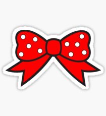 Pegatina red bow