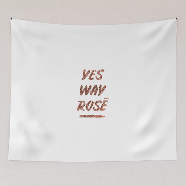 Item preview, Yes Way Rosé Hand drawn rose gold designed and sold by Alpha-design.