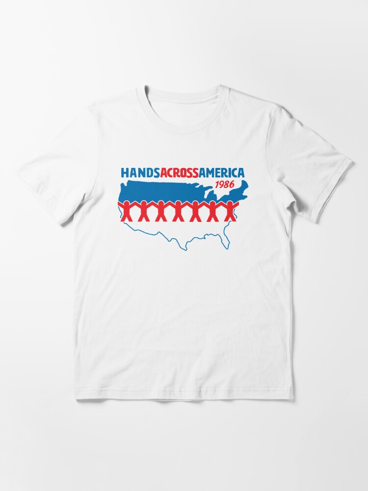 hands across america shirt vintage