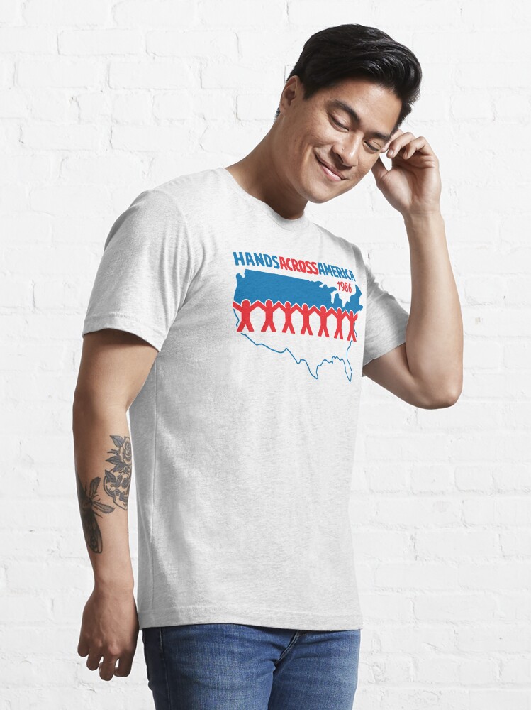 hands across america shirt vintage