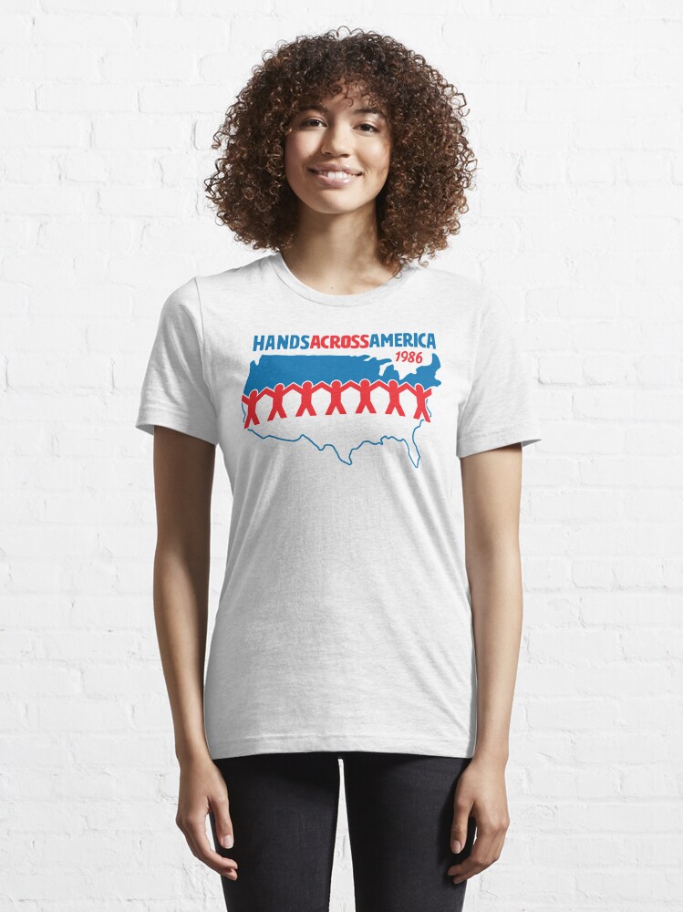 Hands Across America 1986 - Us | Essential T-Shirt