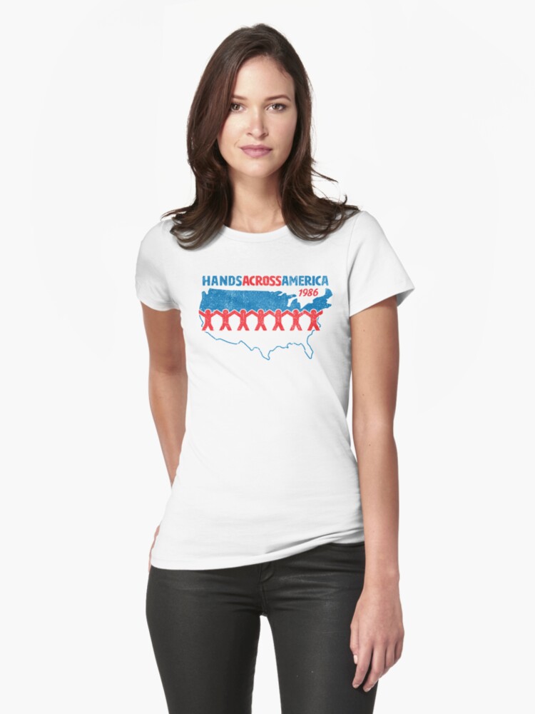 hands across america 1986 t shirt