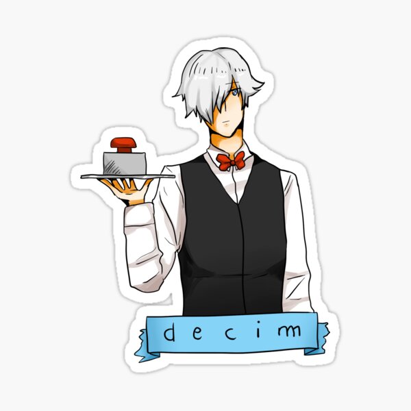 Decim manga longa t camisa decim quindecim anime arte bartender death  parade death parade decim legal olho terno gravata borboleta - AliExpress