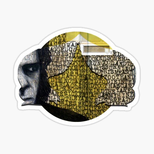 The Mercy Seat - Nick Cave (Walls Notebook) Sticker