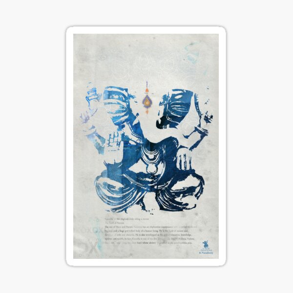 Item preview, GANESHA art print designed and sold by Pranatheory.