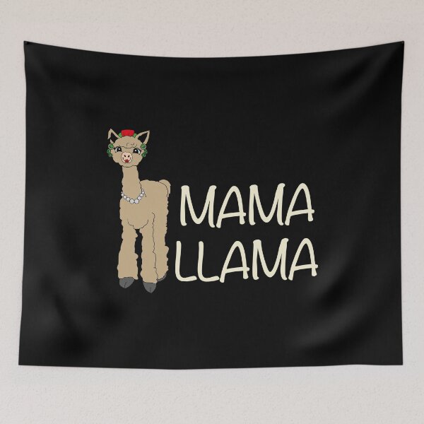 Item preview, Mama Llama Cute Alpaca Farmer Peruvian Pet designed and sold by KNUXX Shop.