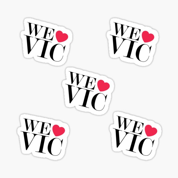 We Heart Vic We Love Vic Sticker Pack #welovevic #istandwithvic #vickicksback Sticker