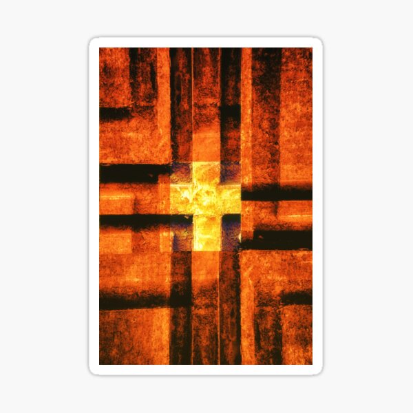 Cross Sticker