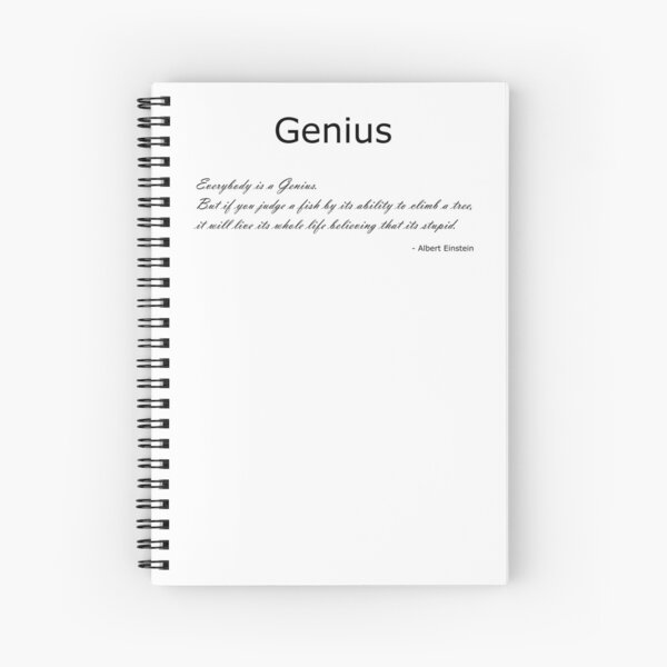 Genius Spiral Notebook
