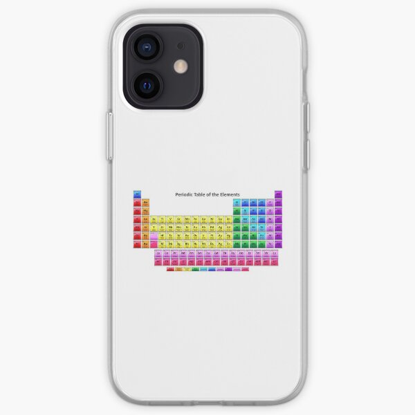 150th Anniversary: Periodic Table of Chemical Elements iPhone Soft Case