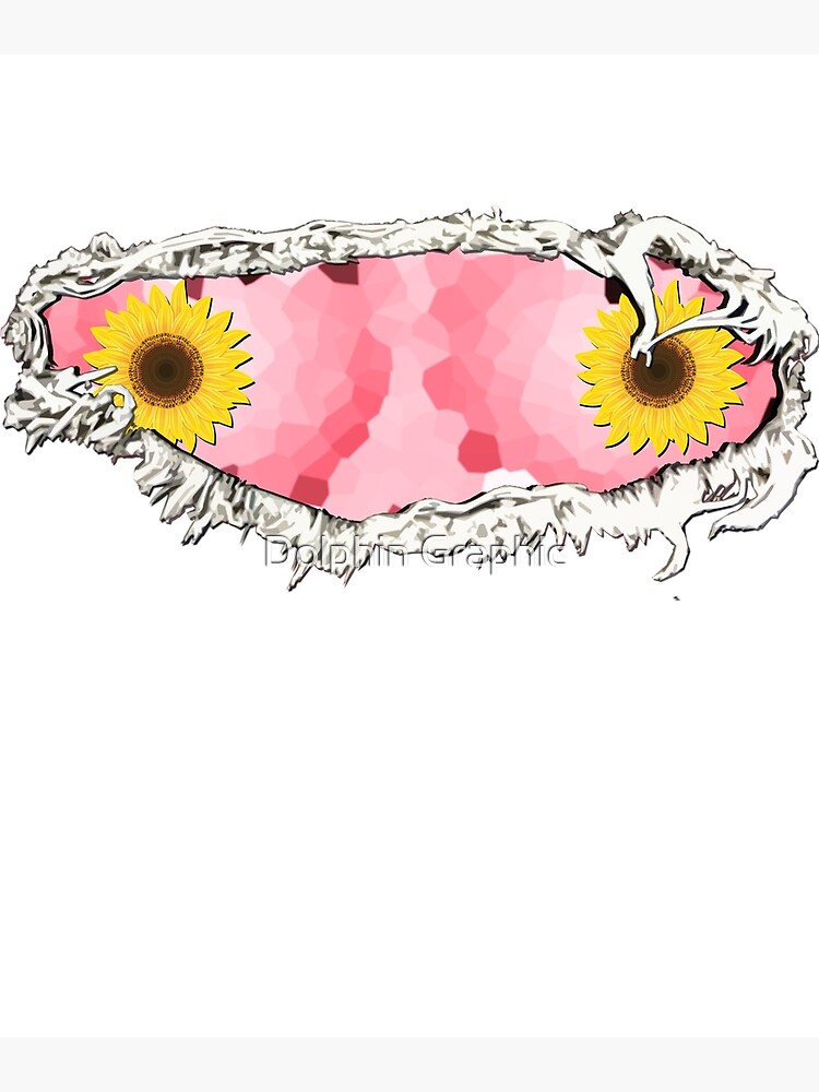Sunflower Tshirt Funny Sunflower Boobs Style Women's Shirt