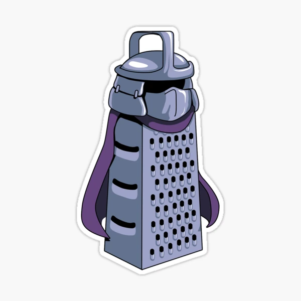 Teenage Mutant Ninja Turtles Shredder Stainless Steel Cheese Grater