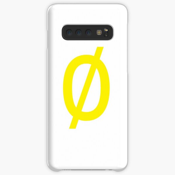 Empty Set - Unicode Character “∅” (U+2205) Yellow Samsung Galaxy Snap Case