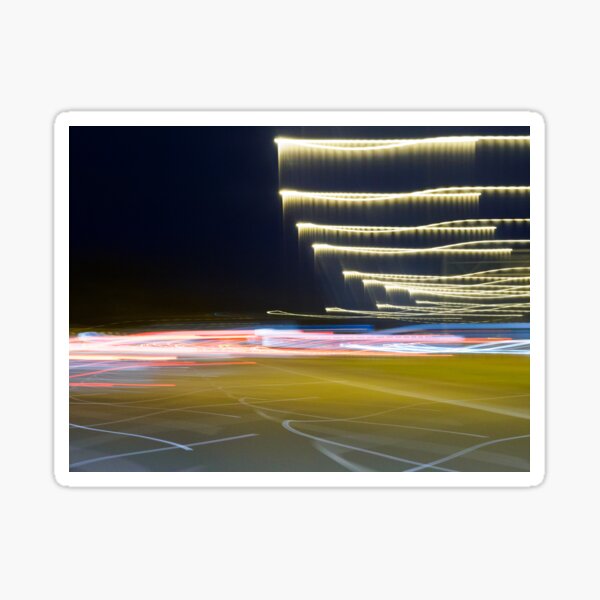 Freeway blur Sticker