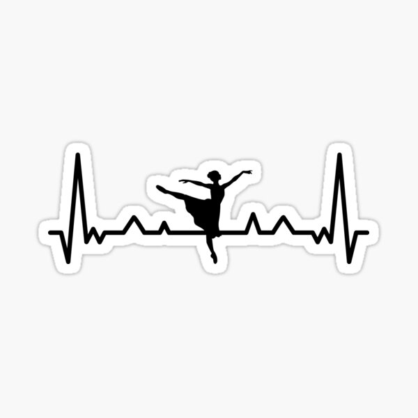 Ballet Heartbeat Sticker