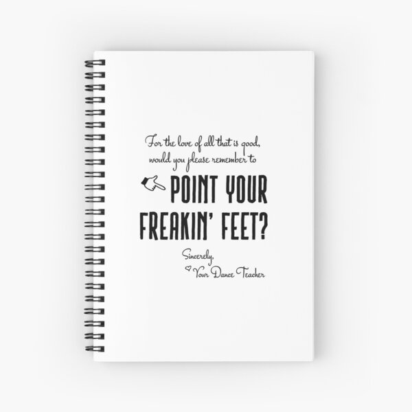 Item preview, Funny Dance Teacher Point Your Feet square designed and sold by Dancethoughts.