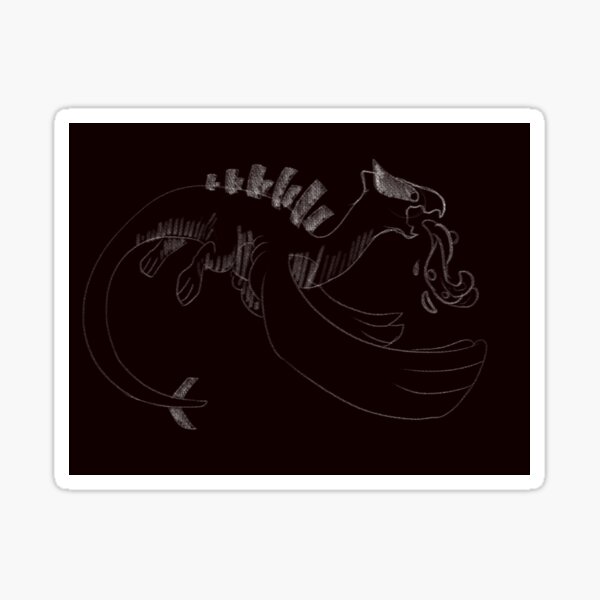 sketchy lugia Sticker