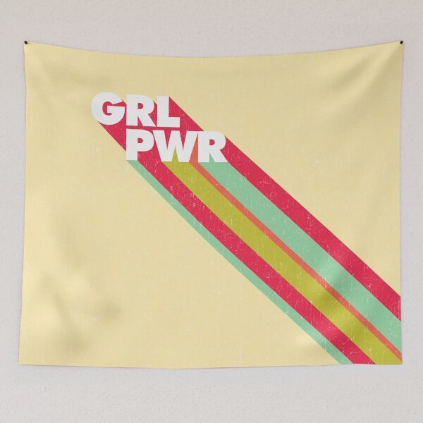 Item preview, GRL PWR RETRO, BY SUBGIRL designed and sold by SUBGIRL.