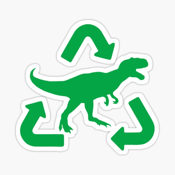Item preview, Tyrannosaurus Rex Recycled Dinosaur Gas Green designed and sold by Metro Bionic.