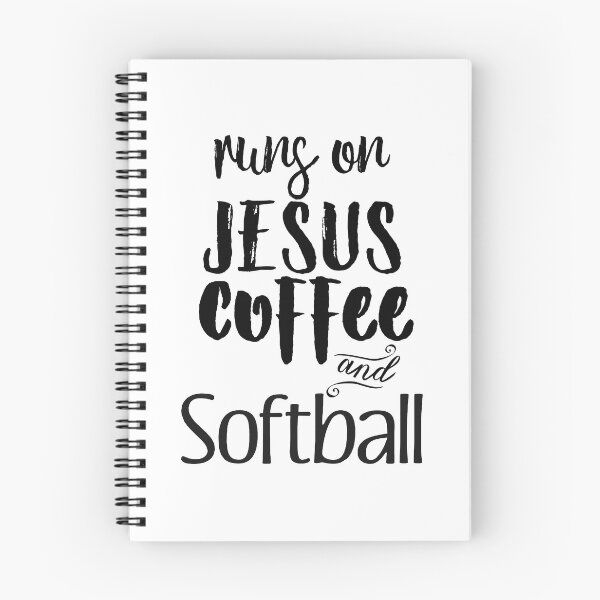 Item preview, Runs on Jesus Coffee & Softball Gift designed and sold by LGamble12345.