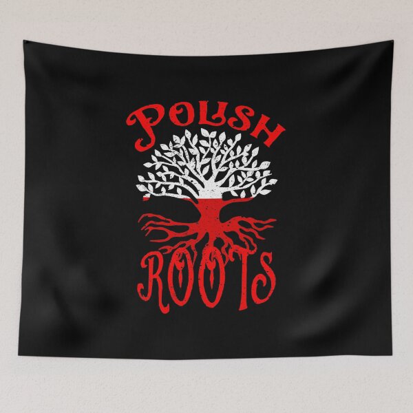 Item preview, Polish Roots Poland Flag Family Tree Ancestry Heritage designed and sold by LarkDesigns.
