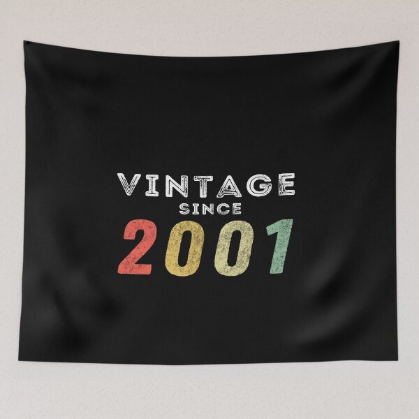 Item preview, Vintage Retro Born Birth 2001 18th Birthday Gift designed and sold by Pubi.