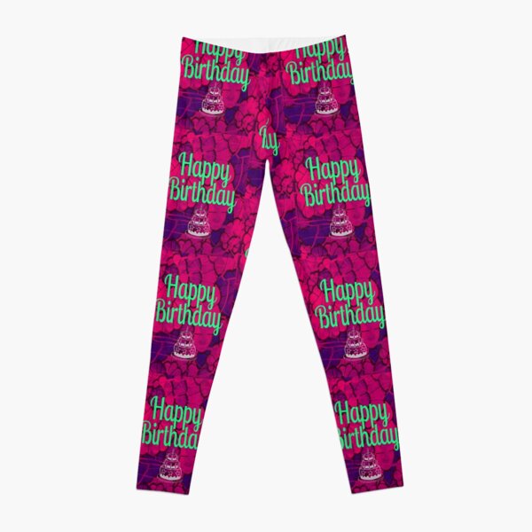 Happy Birthday Leggings for Sale