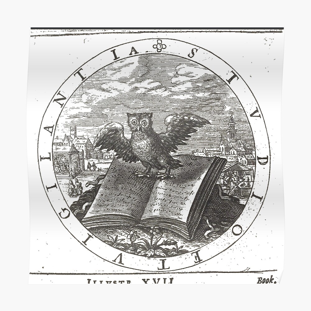 Emblem Book, poster,840x830,f8f8f8-pad,1000x1000,f8f8f8