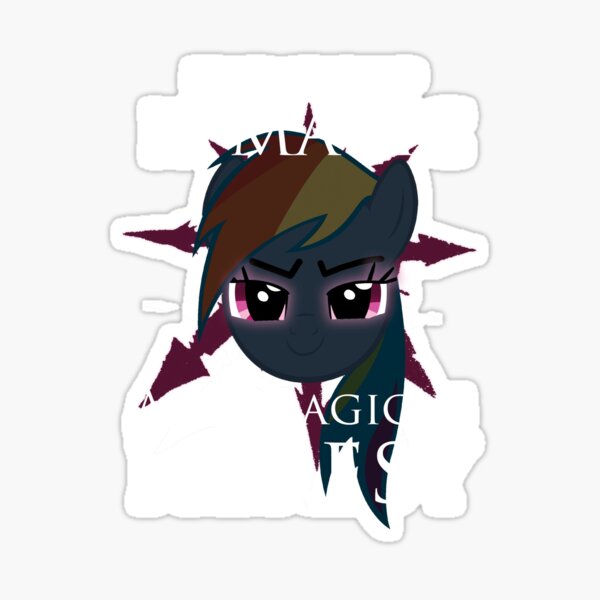 "Friendship is magic, and magic is HERESY!" Sticker for Sale by WrathHammer Redbubble
