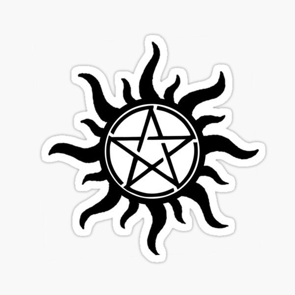 Supernatural Star Tattoo Decal Sticker Pentagram » A1 Decals