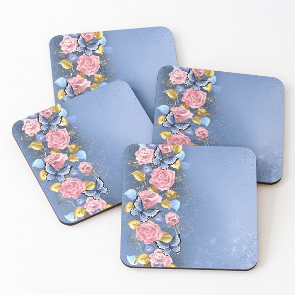 Item preview, Pink Roses and Butterflies designed and sold by Blackmoon9.