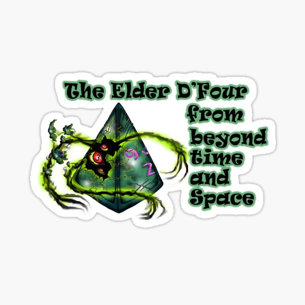 The Elder D'four Sticker