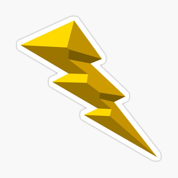 Electricity Lightning Pikachu Stickers for Sale | Redbubble