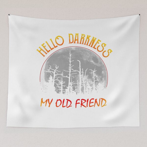Item preview, hello darkness my old friend designed and sold by Dolphin Graphic.