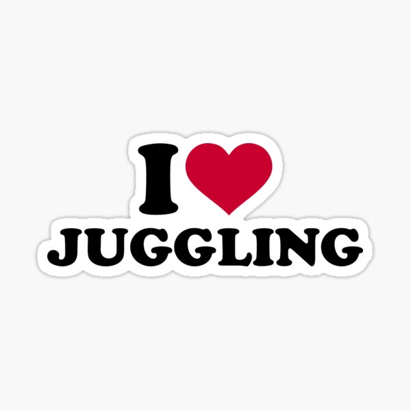 Item preview, I love Juggling designed and sold by Designzz.