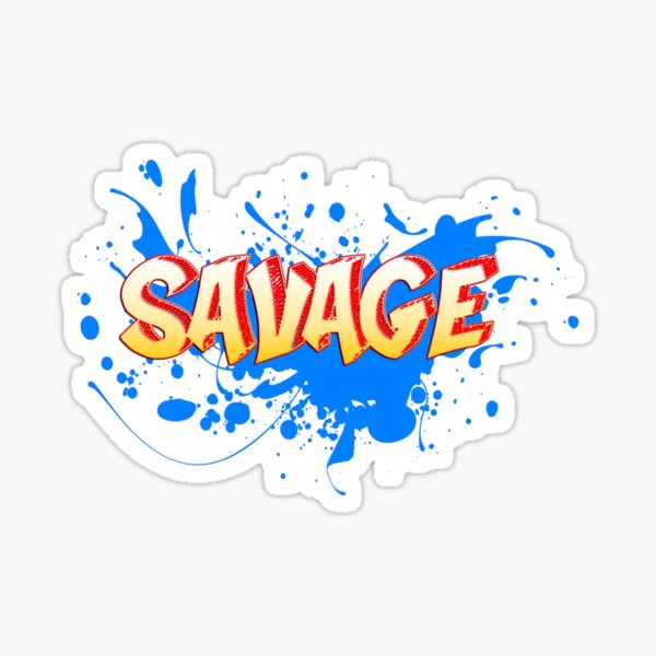 Pretty Savage Stickers | Redbubble