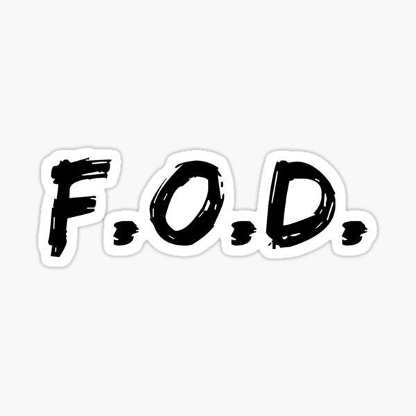 That F.O.D. Logo Sticker