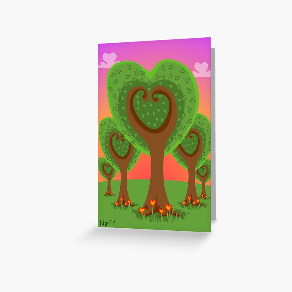 Forest in my Heart Greeting Card