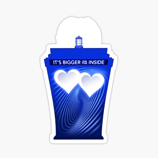 Bigger on the Inside Sticker